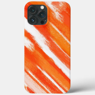 Abstrakte Malerei Orange White Abstrakt Art Case-Mate iPhone Hülle
