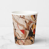 Abstrakte Malerei Pappbecher (Rechts)