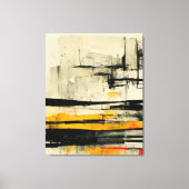 Abstrakte Malerei "Philosophie und Abstraktion". Leinwanddruck (Vorderseite)