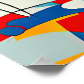 Abstrakte Malerei Poster (Ecke)