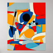 Abstrakte Malerei Poster (Vorne)