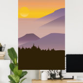 Abstrakte Malerei Poster (Heimbüro)