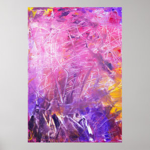 Abstrakte Malerei Poster