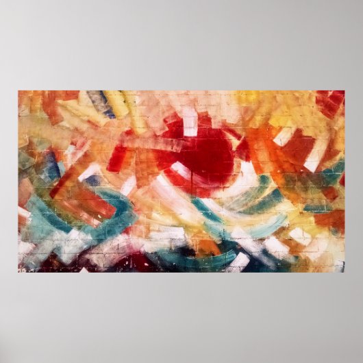 Abstrakte Malerei Poster (Vorne)