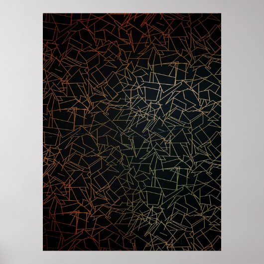 Abstrakte Malerei Poster (Vorne)