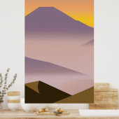 Abstrakte Malerei Poster (Küche)