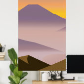 Abstrakte Malerei Poster (Heimbüro)