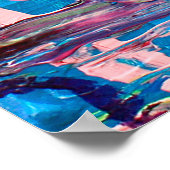 Abstrakte Malerei Poster (Ecke)