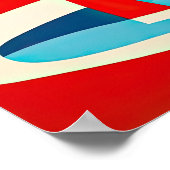 Abstrakte Malerei Poster (Ecke)