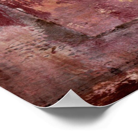 abstrakte Malerei Poster (Ecke)