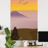 Abstrakte Malerei Poster (Heimbüro)