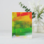 Abstrakte Malerei Postkarte (Stehend Vorderseite)