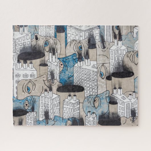 Abstrakte Malerei Puzzle (Horizontal)