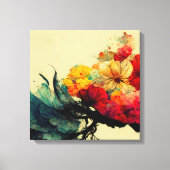 Abstrakte Malerei "Pygmäen Ambrosia". Canvas Print Leinwanddruck (Vorderseite)