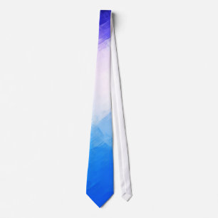 Abstrakte Malerei Retro Blue 11 Krawatte