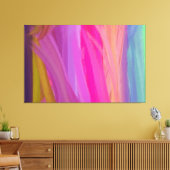 Abstrakte Malerei | Retro farbig 15 Leinwanddruck (Insitu (Wohnzimmer))