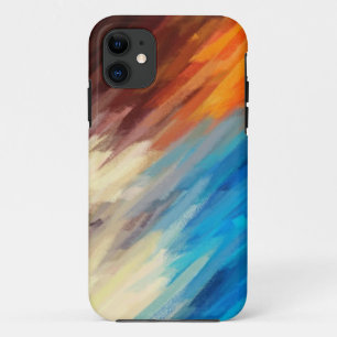 Abstrakte Malerei Retro farbig 28 Case-Mate iPhone Hülle