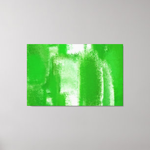 Abstrakte Malerei Retro Green 10 Leinwanddruck