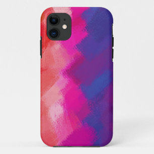 Abstrakte Malerei Retrofarben 12 iPhone 11 Hülle