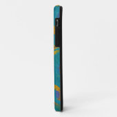 Abstrakte Malerei | Retrofarben 15 Case-Mate iPhone Hülle (Hinten/Links)