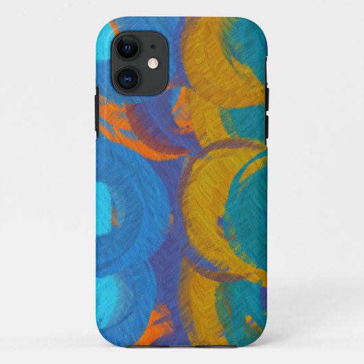 Abstrakte Malerei | Retrofarben 15 Case-Mate iPhone Hülle (Rückseite)