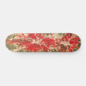 Abstrakte Malerei | Roter Bahnsteig Skateboard (Horizontal)