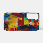 Abstrakte Malerei Samsung Galaxy Hülle (Rückseite (Horizontal))