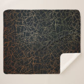 Abstrakte Malerei Sherpadecke (Vorderseite (Horizontal))