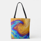 Abstrakte Malerei Tasche (Rückseite)