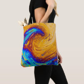 Abstrakte Malerei Tasche (Von Nahem)