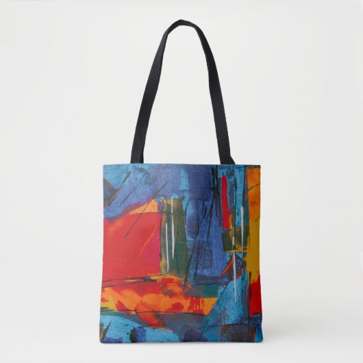 Abstrakte Malerei Tasche (Vorderseite)