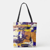 Abstrakte Malerei Tasche (Rückseite)