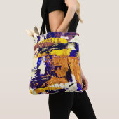 Abstrakte Malerei Tasche (Von Nahem)
