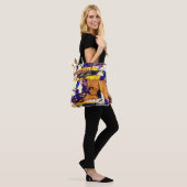 Abstrakte Malerei Tasche (Am Model)