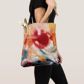 Abstrakte Malerei Tasche (Von Nahem)