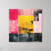 Abstrakte Malerei "The Fire Meer". Canvas Print Leinwanddruck (Vorderseite)