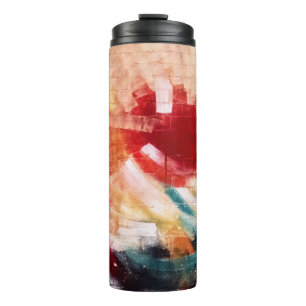 Abstrakte Malerei Thermosbecher
