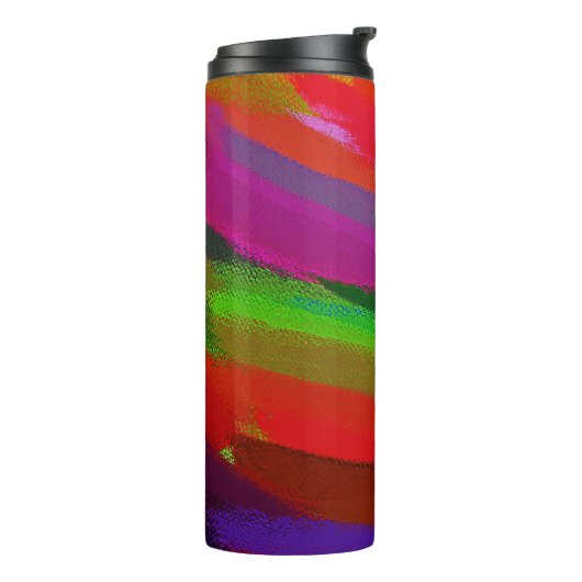 Abstrakte Malerei Thermosbecher (Nach links gedreht)