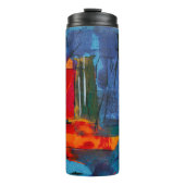 Abstrakte Malerei Thermosbecher (Vorderseite)