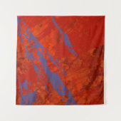 Abstrakte Malerei. Tinte aus handgefertigtem Bild. Wandteppich (Vorderseite (Horizontal))