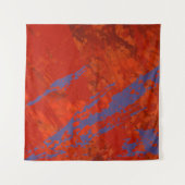 Abstrakte Malerei. Tinte aus handgefertigtem Bild. Wandteppich (Vorderseite)