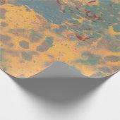 Abstrakte Malerei. Tinte handgefertigt. Moderne Ku Geschenkpapier (Ecke)