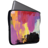 Abstrakte Malerei. Trendy Art Style. Helle Farbe Laptopschutzhülle (Vorne Rechts)