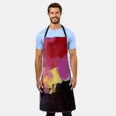 Abstrakte Malerei. Trendy Art Style. Helle Farbe Schürze (Getragen)