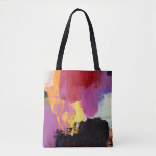 Abstrakte Malerei. Trendy Art Style. Helle Farbe Tasche