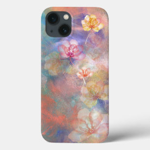 Abstrakte Malerei und Blumen Case-Mate iPhone Hülle