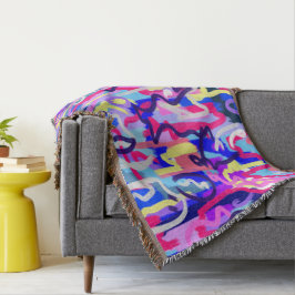 Abstrakte Malerei von Formen und Farben Decke