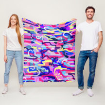 Abstrakte Malerei von Formen und Farben