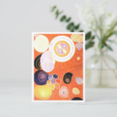 Abstrakte Malerei von Hilma af Klint Postkarte (Stehend Vorderseite)