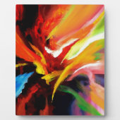 Abstrakte Malerei von Serdar Hizli Fotoplatte (Vorderseite)